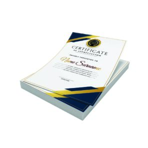 certificates